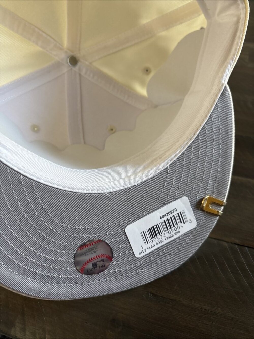 SAN FRANCISCO GIANTS CHROME CITY FLAG HAT CLIP NEW ERA 59FIFTY FITTED HAT Sz 8 - Picture 8 of 9
